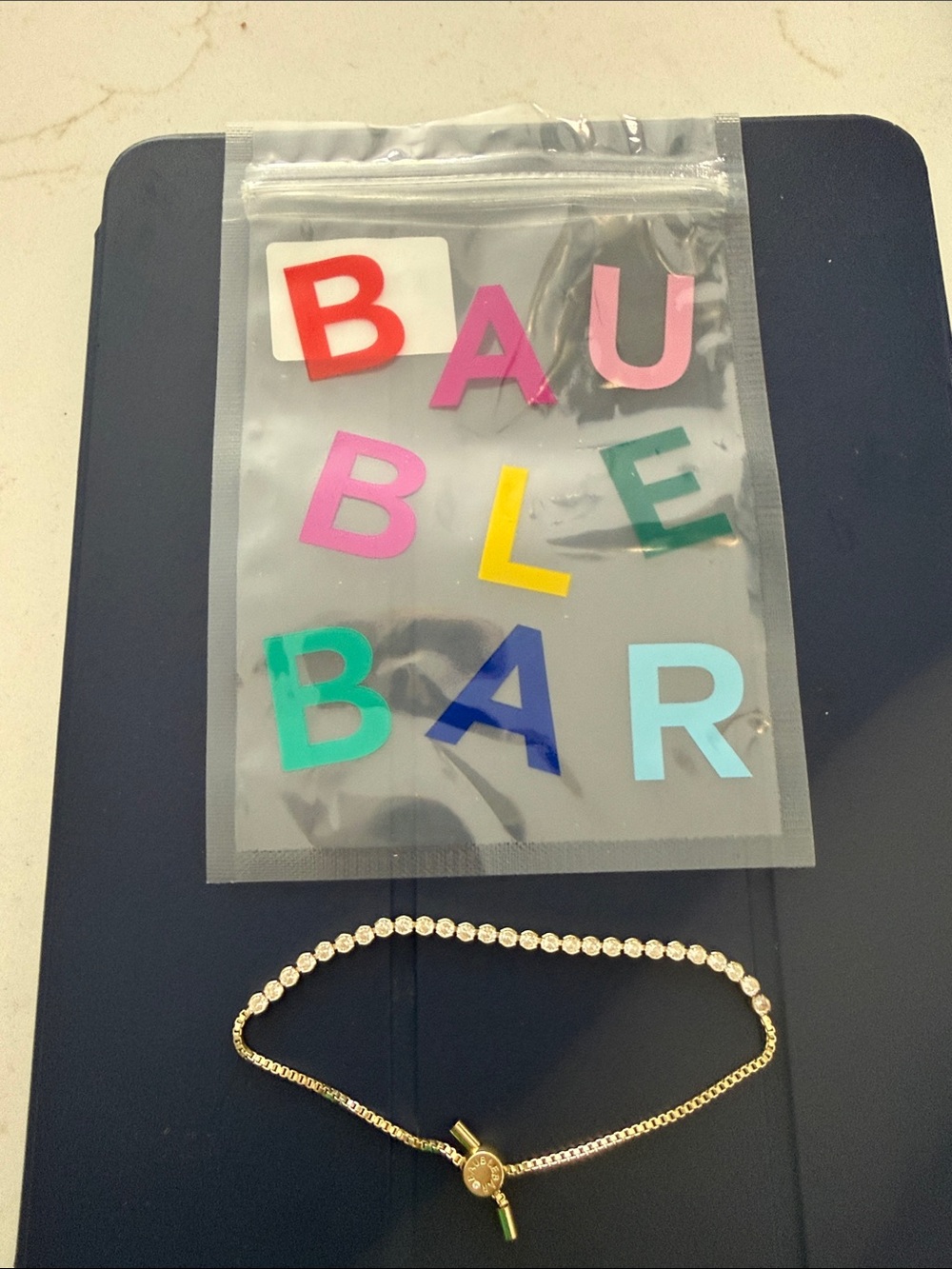BAUBLEBAR Brooke Tennis Bracelet-Round Stone